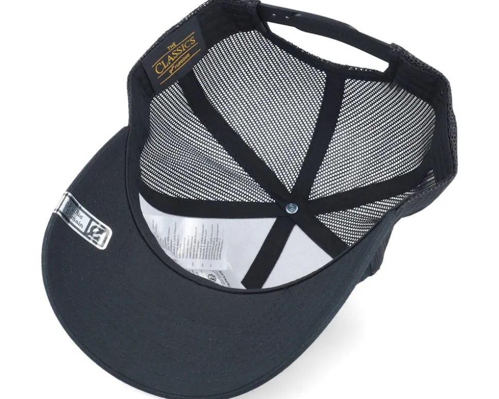 Hokusai The Great Wave Black A-Frame Trucker - Public Domain