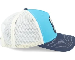 Hokusai The Great Wave Blue Teal/Birch/Navy A-Frame Trucker - Public Domain
