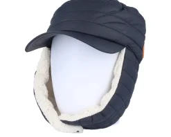 Hollis Black Ear Flap - Save The Duck