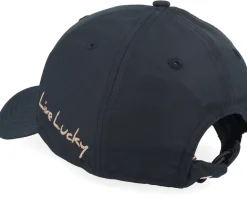 Hollywood Ladies Cap Black/Rose Gold Adjustable - Black Clover
