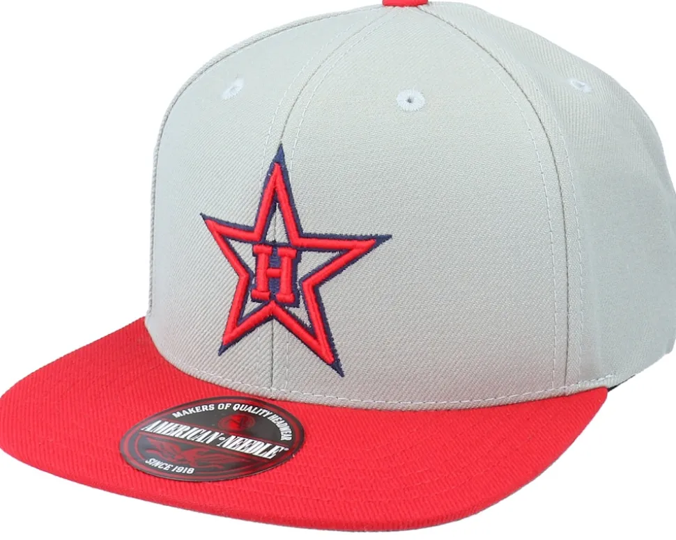 Hollywood Stars 400 Series Grey/Red Snapback - American Needle