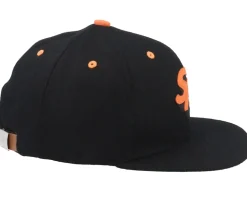Home Base 6 Panel Black Strapback - HUF
