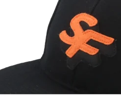 Home Base 6 Panel Black Strapback - HUF