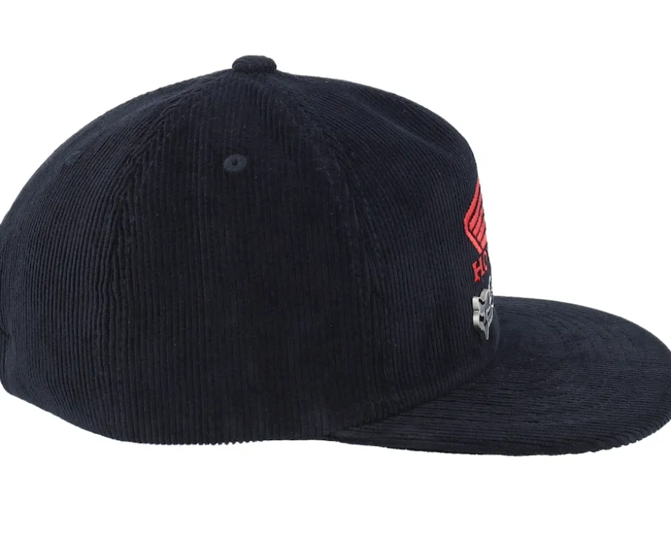 Honda Racing Cord Black Snapback - Fox