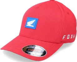 Honda Wing Hat Red Flexfit - Fox