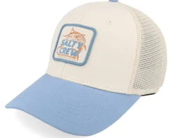 Hook Up Twill Retro Natural Trucker - Salty Crew