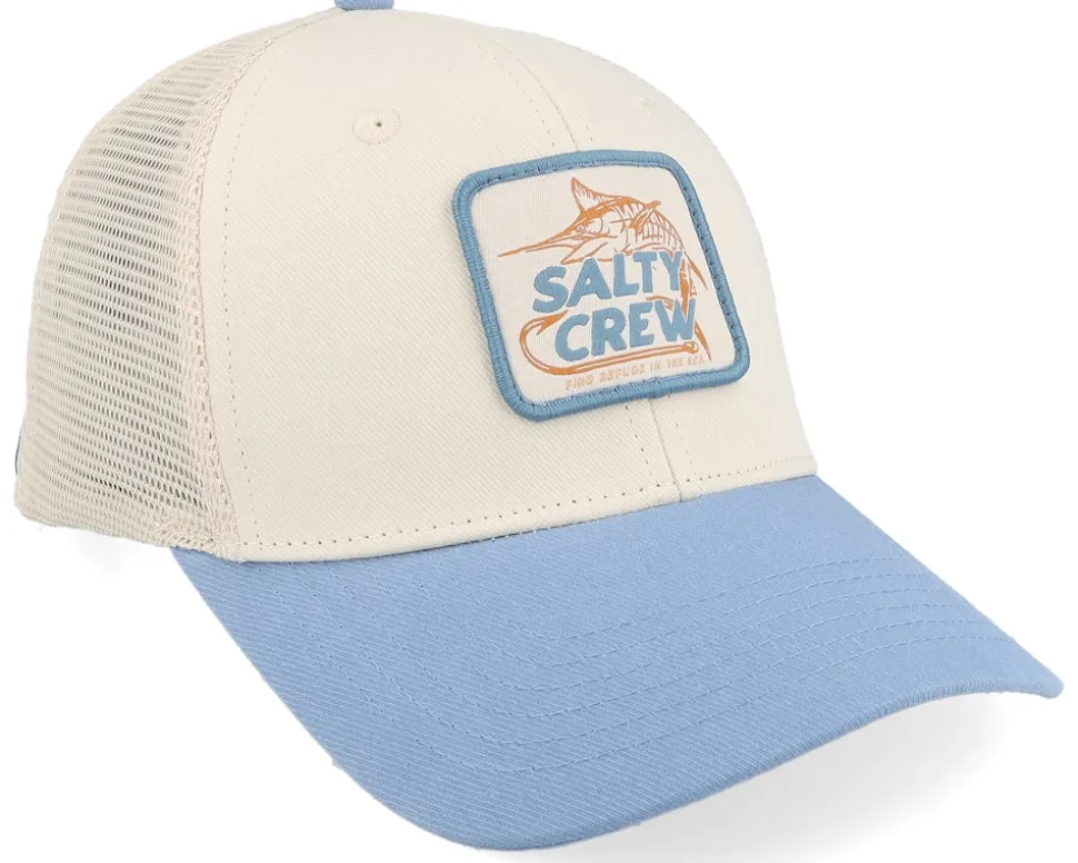 Hook Up Twill Retro Natural Trucker - Salty Crew