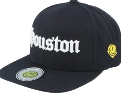 Houston 3d Script Black Snapback - Lucid Smile