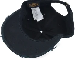 Houston 3d Script Destroyed Black Dad Cap - Lucid Smile