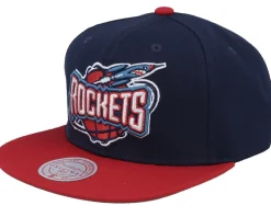 Houston Rockets Team 2 Tone 2.0 Navy/Red Snapback - Mitchell & Ness