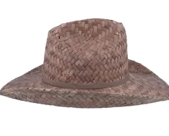 Houston Straw Cowboy Toffee Straw Hat - Brixton
