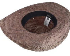 Houston Straw Cowboy Toffee Straw Hat - Brixton