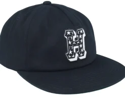 H-star Black Snapback - HUF