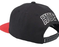 Huf Star Black/Red Snapback - HUF