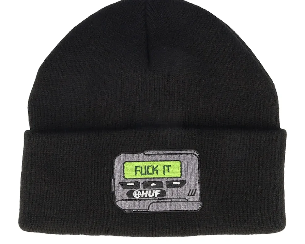 Huforola Beanie Black Cuff - HUF