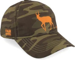 Hunting Cap Camo Green Deer Adjustable - MJM Hats