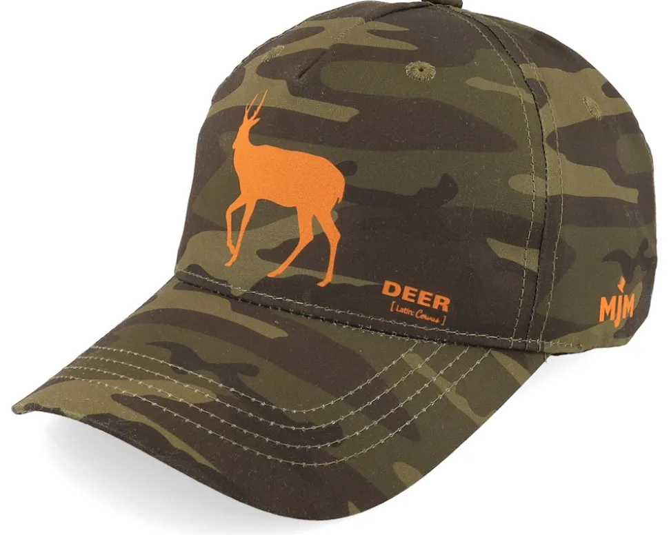 Hunting Cap Camo Green Deer Adjustable - MJM Hats