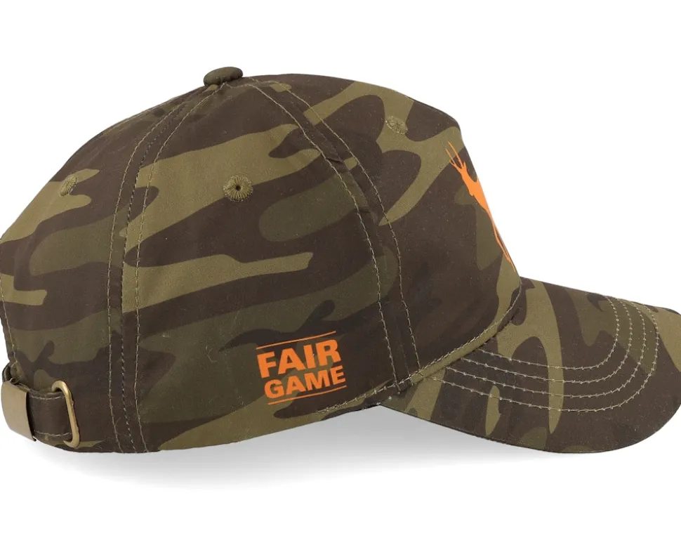 Hunting Cap Camo Green Deer Adjustable - MJM Hats