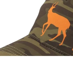 Hunting Cap Camo Green Deer Adjustable - MJM Hats