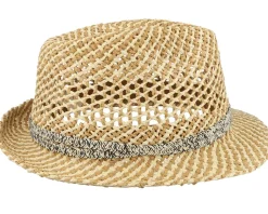 Hydrang Hat Natural Trilby Straw Hat - Barts
