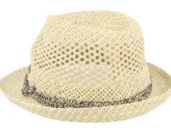 Hydrang Hat Wheat Trilby Straw Hat - Barts