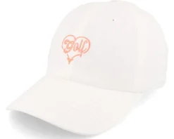 I Heart Golf White/White Dad Cap - Adidas