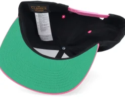 I Love Unicorns Black/Neon Pink Snapback - Unicorns