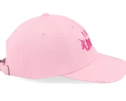 I Love Unicorns Pink Destroyed Dad Cap - Unicorns