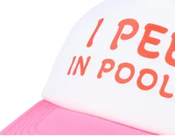 I Pee In Pools Foam Fluorescent Pink/White Trucker - Iconic