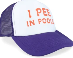 I Pee In Pools Foam Purple/White Trucker - Iconic