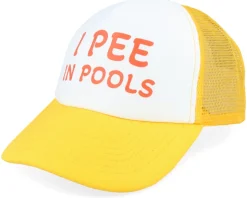I Pee In Pools Foam Sunflower/White Trucker - Iconic