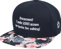 I Prefer Dm Screen D20 Black/Floral Snapback - Critiql Hit