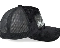 Ice Hockey Player Patch Velvet Black A.frame Trucker - Calza Pennello