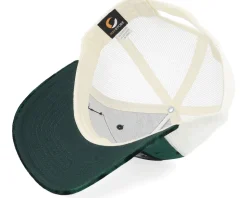 Ice Hockey Player Patch Velvet Green/Ivory A-Frame Trucker - Calza Pennello