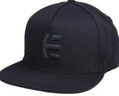 Icon Black/Black Snapback - Etnies