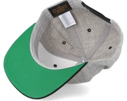 Icons Cross Heather Grey/Black Snapback - Yapan