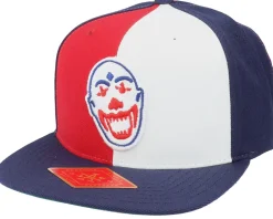 Indianapolis Clowns 400 Series Red/Navy/White Snapback - American Needle