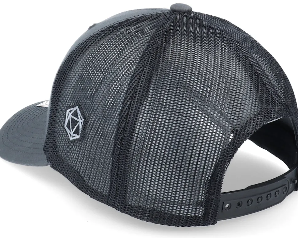 Infinity Dragon Dice Charcoal Grey/Black Trucker - Critiql Hit