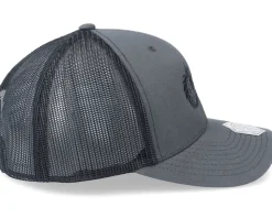 Infinity Dragon Dice Charcoal Grey/Black Trucker - Critiql Hit
