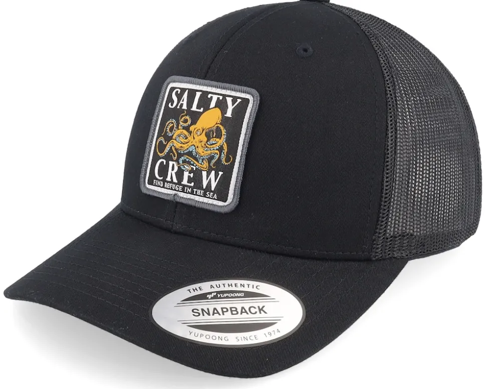 Ink Slinger Retro Black Trucker - Salty Crew