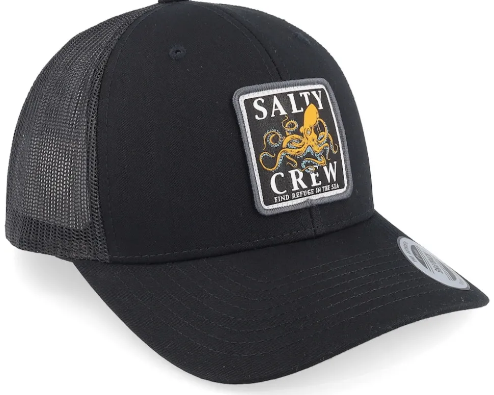 Ink Slinger Retro Black Trucker - Salty Crew