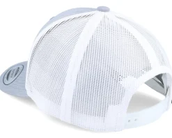 Ink Slinger Retro Heather Grey/White Trucker - Salty Crew