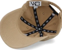 Iris Flower Washed Cotton Khaki Mom Cap - Wei