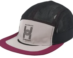 Isochill Launch Camper Tetra Gray/Black/Purple 5-Panel - Under Armour