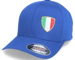 Italy Flag Shield Blue Flexfit - Forza