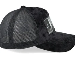 Italy Street And Classic Car Velvet Black A-Frame Trucker - Calza Pennello