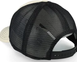 Ivory/Black/Black Contrast Stitch Trucker - Equip