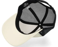 Ivory/Black/Black Contrast Stitch Trucker - Equip