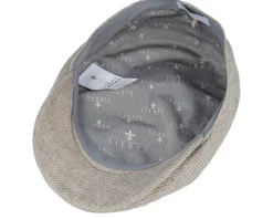 Ivy Cap Linen Beige Flat Cap - Lierys