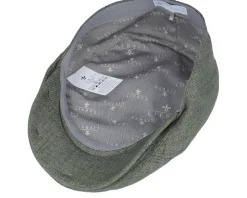 Ivy Cap Linen Olive Flat Cap - Lierys